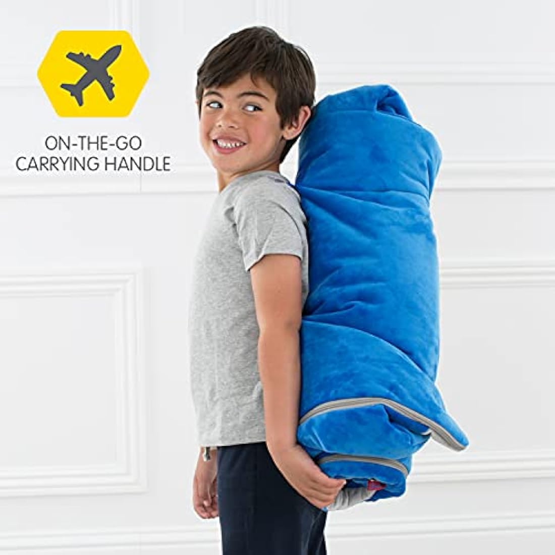 Bolsa de dormir para niños con diseño de cohete
