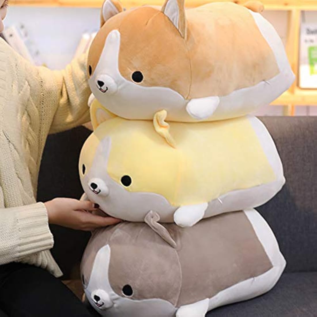 Peluches peluche de perro Corgi