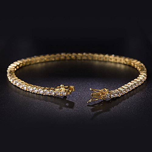Pulsera clásica de circonita.