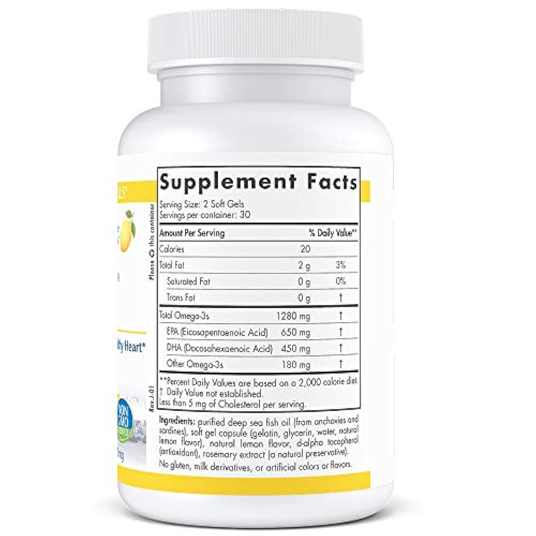 Aceite de pescado 650 mg EPA 450 mg DHA