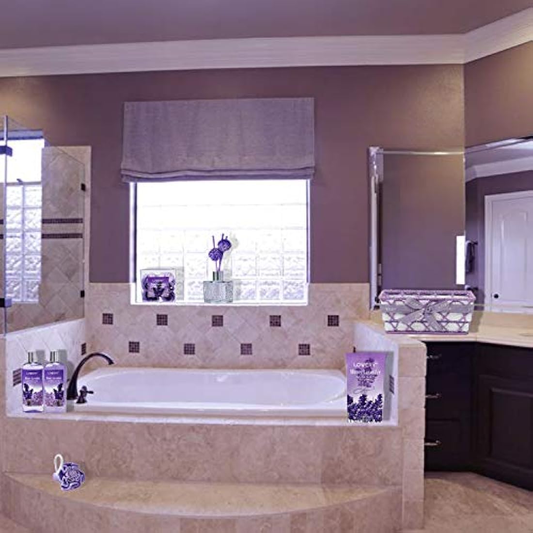 Cesta de regalo de baño y cuerpo para mujeres y hombres