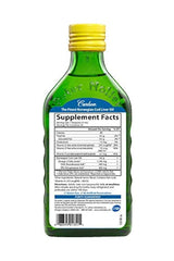 Carlson Aceite de hígado de bacalao, limón, 1.100 mg Omega3