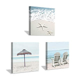 Coastal Pictures Beach Wall Art - Lienzo decorativo pared