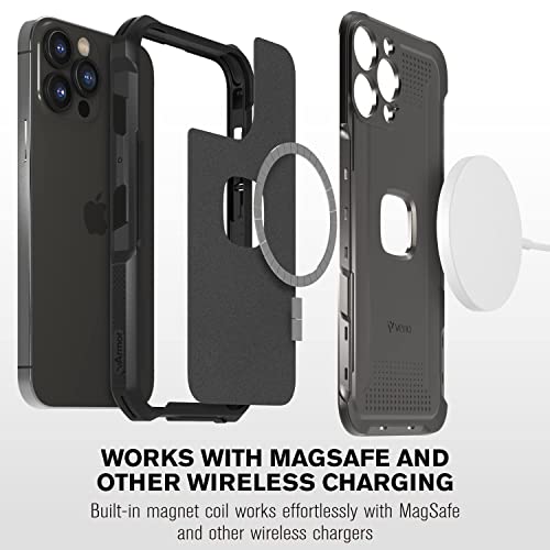 Vena vArmor - Funda resistente compatible con Apple iPhone 13 Pro Max (6.7 pulgadas), (compatible con MagSafe, protección contra caídas de grado militar) funda resistente con soporte