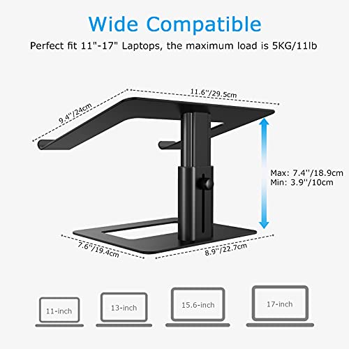 Soporte para portátil, Negro ‎M6-Black BoYata