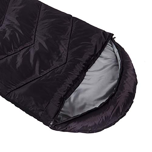 Flantree Saco de dormir para 4 estaciones para adultos y niños, para camping, senderismo, viajes, clima cálido y fresco, ligero e impermeable con bolsa de compresión, actividades en interiores y exteriores
