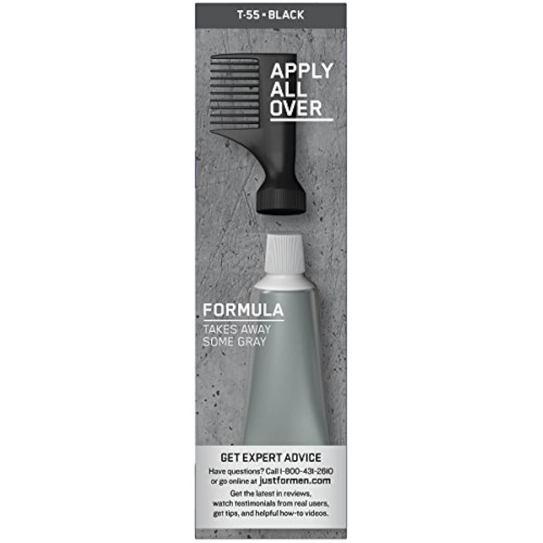 Paquete de 3 unidades, tinte color Negro para las canas