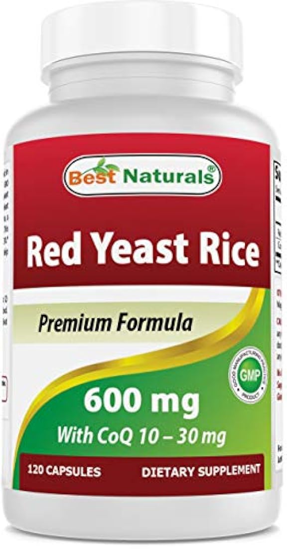 Cápsulas 600 mg Levadura Arroz con CoQ10 120 Cápsulas