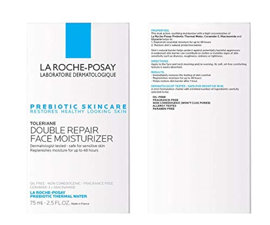 Hidratante facial de doble reparación