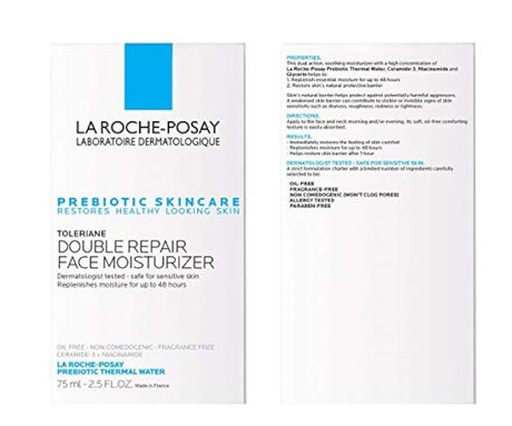 Hidratante facial de doble reparación