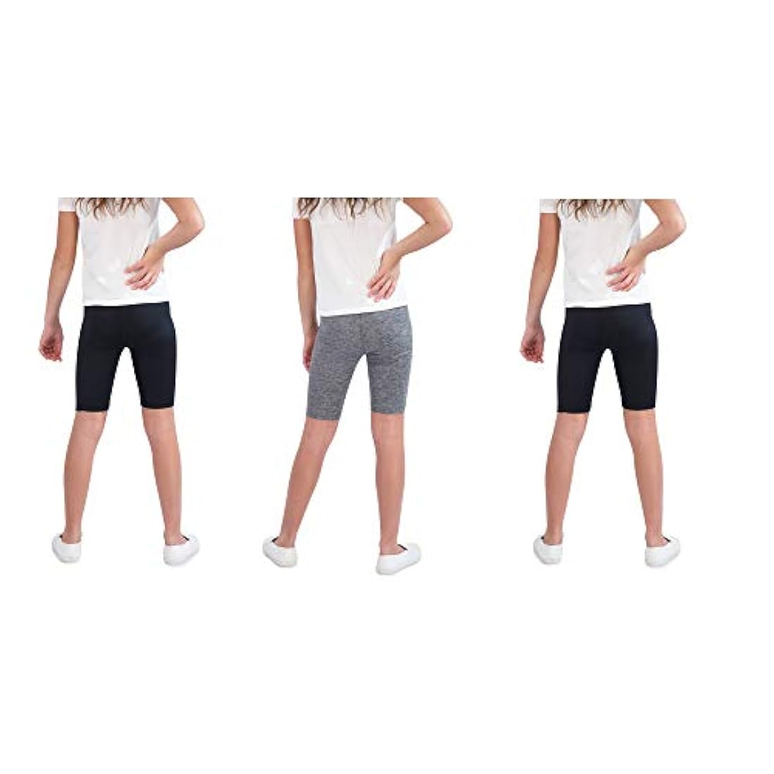 Shorts deportivos para niñas por 3 unidades