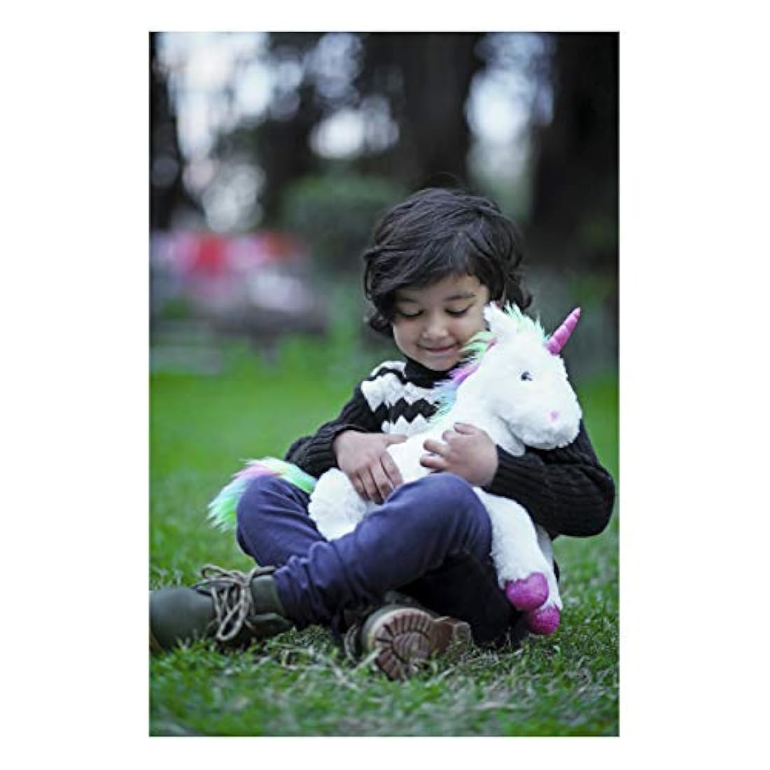 Peluche de unicornio arcoíris de peluche de 14 pulgadas