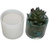 Molde para plantas de resina con cilindro grande, diámetro interno de 2.8 in, profundidad interna de 2.8 in, moldes de silicona con cilindro, moldes para macetas de flores, moldes para macetas, moldes para bolígrafos