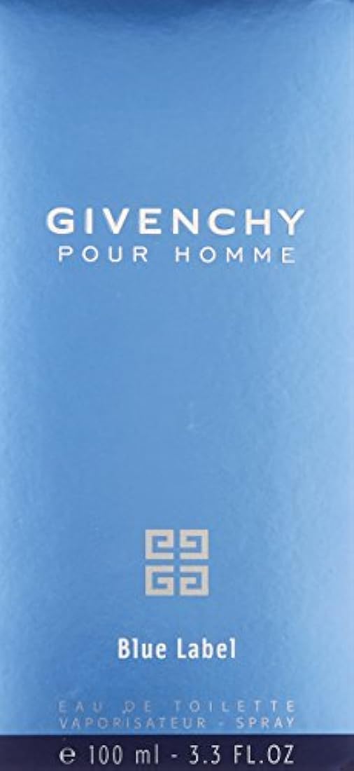 Givenchy Pour Homme Colonia, etiqueta azul, 3.3 onzas