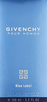 Givenchy Pour Homme Colonia, etiqueta azul, 3.3 onzas