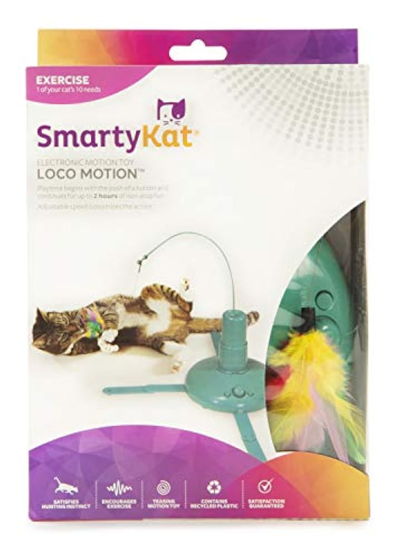 Juguete móvil para gatos automatizado SmartyKat Loco