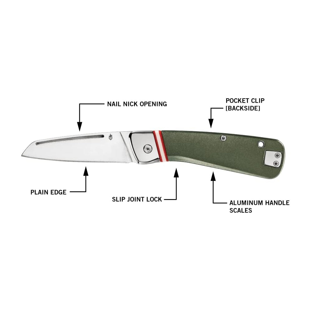 Cuchillo de bolsillo plegable de encaje recto borde fino