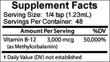 Gotas líquidas sublinguales de vitamina B12
