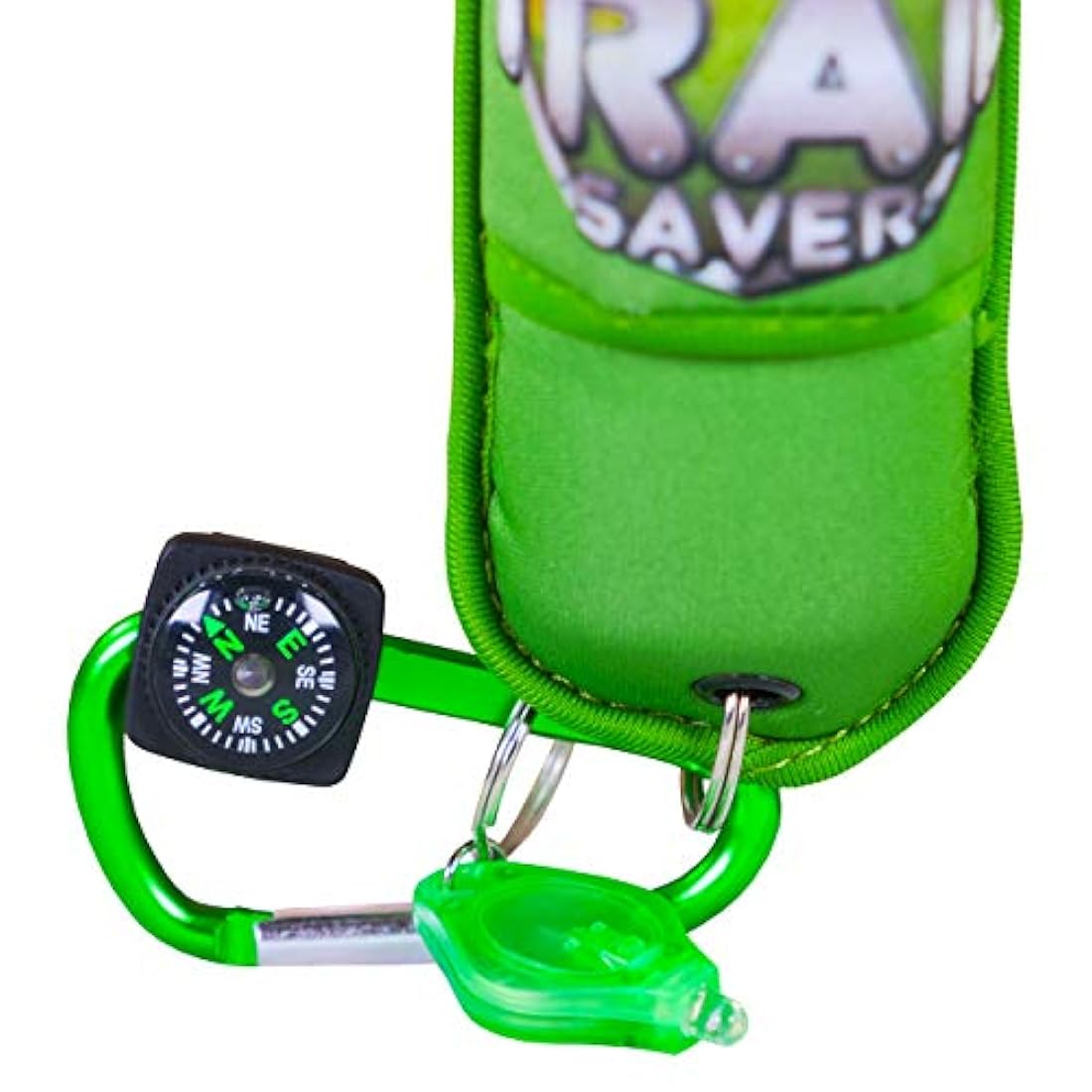Spray de pimienta Trail Saver para senderismo, camping y frontersman – Resistencia de grado policial, repelente y disuasivo para perros y animales salvajes – Paquete de seguridad con brújula, luz LED, silbato de seguridad y mosquetón.