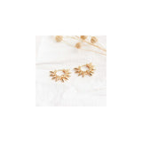 Aretes tipo arracada de aro para mujer