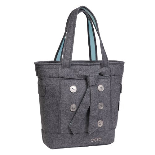 bolso fieltro gris claro Talla única