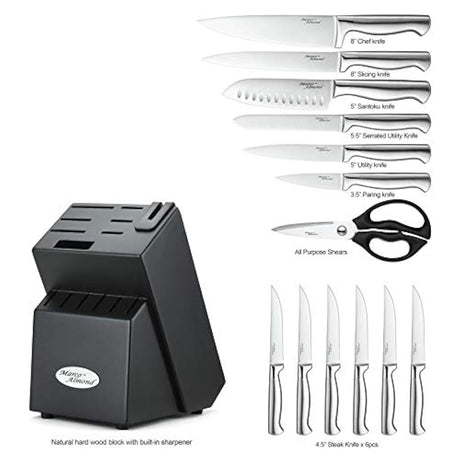 Juego de cuchillos de cocina con bloque