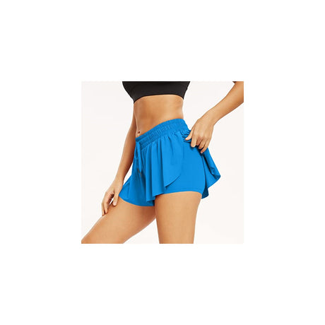 Shorts cortos deportivos fluidos para mujer talla XL