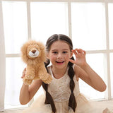 Peluches de cordero de albaricoque peluche de león suave