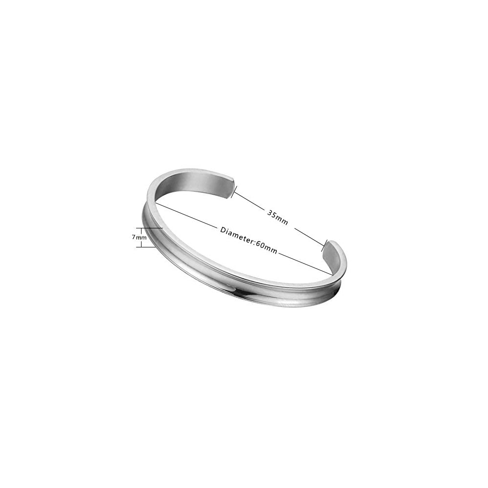 Pulseras y tobilleras de acero inoxidable para mujeres