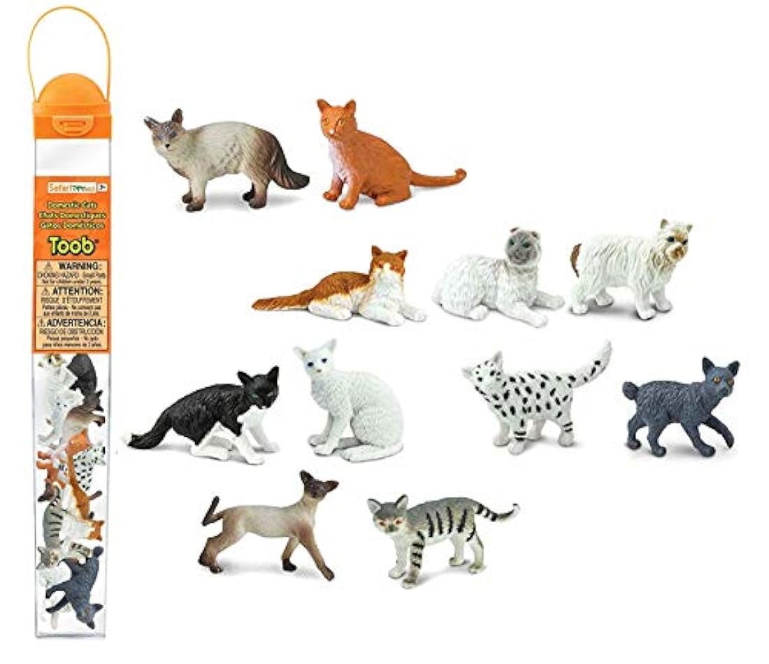 Figurines de gatos domésticos 11 unidades
