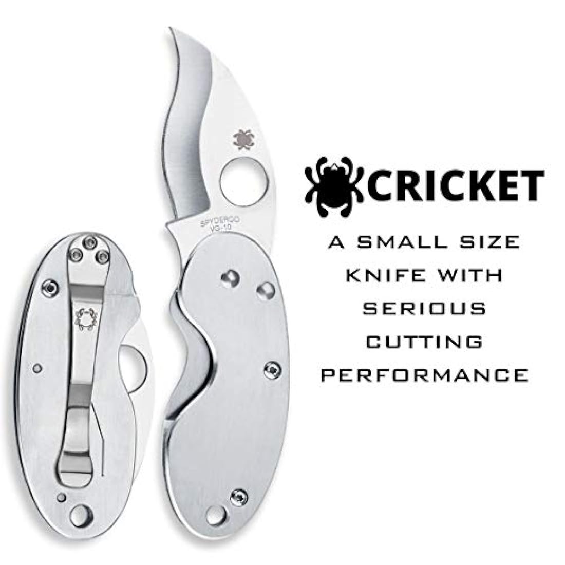 Spyderco C29 - Cuchillo plegable para críquet con hoja