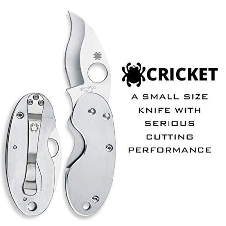 Spyderco C29 - Cuchillo plegable para críquet con hoja