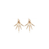 Aretes  elegantes de cristal con diseño de lágrima