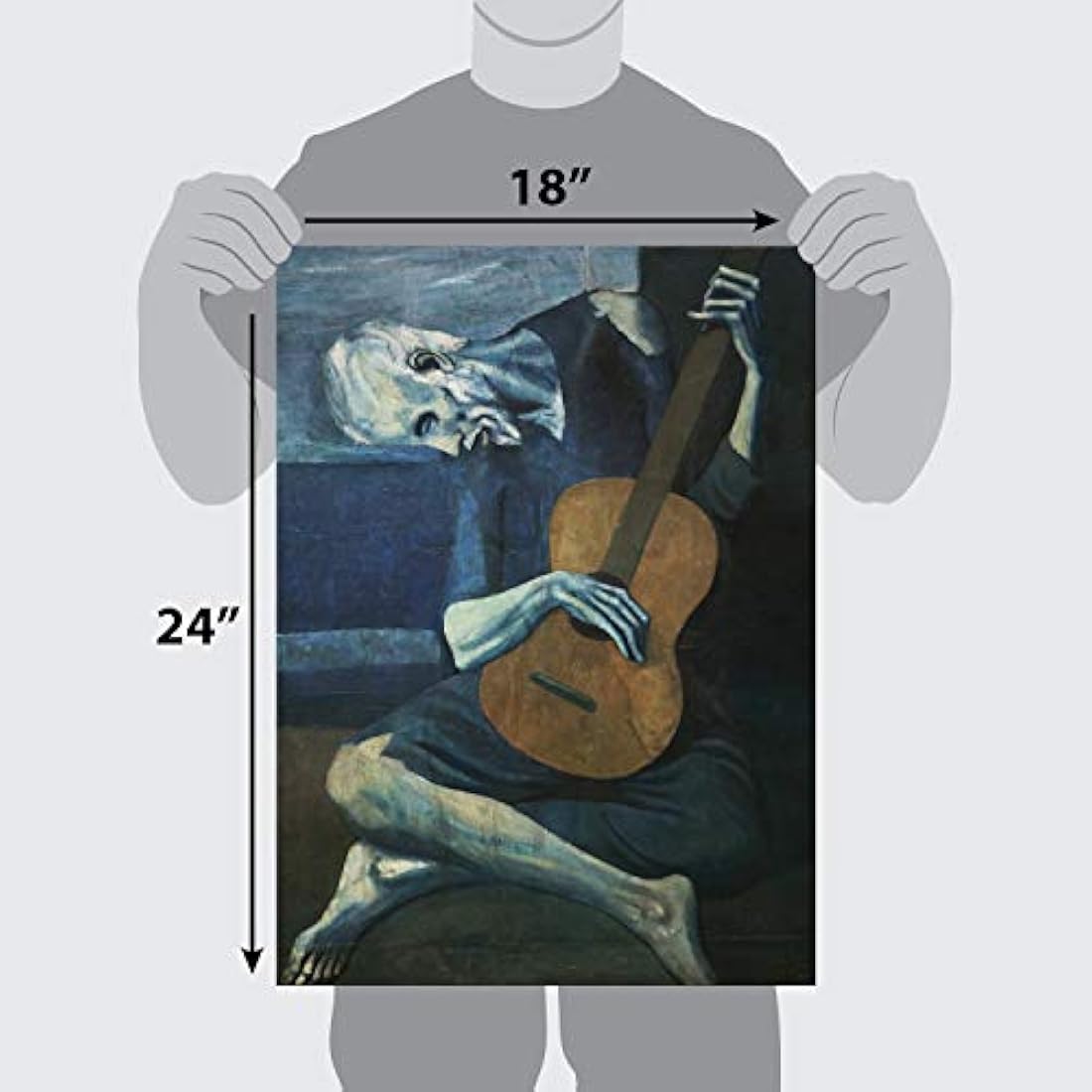Pyramid International - Póster de El viejo guitarrista