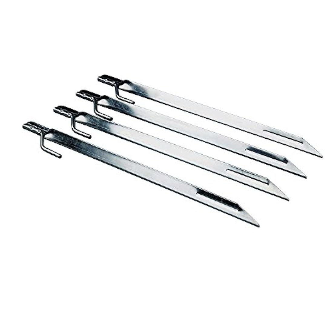 Estacas para carpas de metal de 12 pulgadas