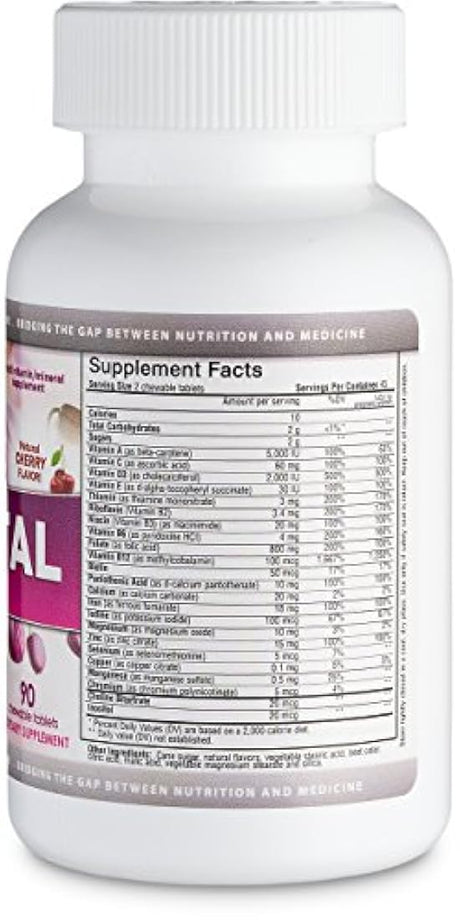 Vitaminas prenatales masticables, 90 unidades