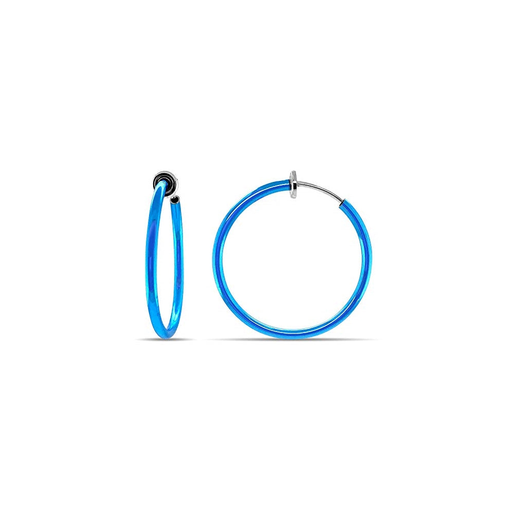Aretes de clip sin perforaciones para mujer