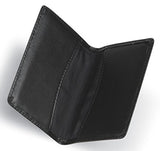tarjetero de piel auténtica, estuche para 25 tarjetas