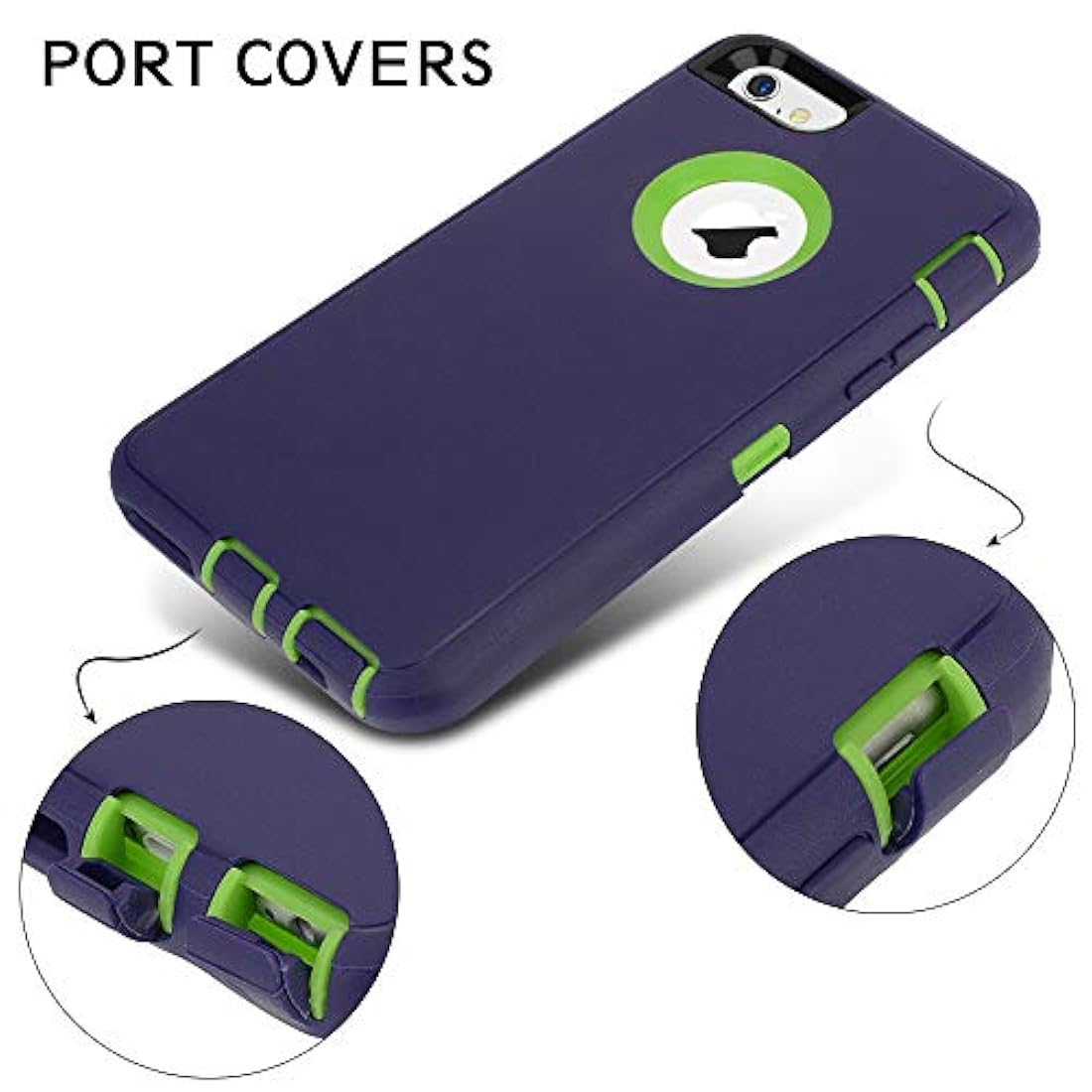 MAXCURY - Funda de protección para iPhone 6 Plus