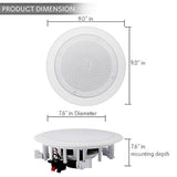 Parlantes  Sistema de altavoces PYLE-HOME PDICBT652RD