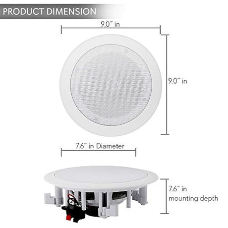 Parlantes  Sistema de altavoces PYLE-HOME PDICBT652RD