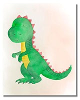 Acuarela  dibujos decoracion  de seis 8 x 10
