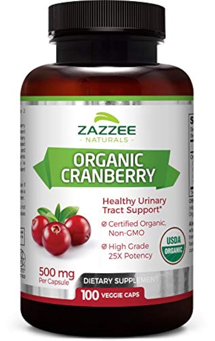 Zazzee USDA Organic Cranberry Extract, 12,500 mg Strength