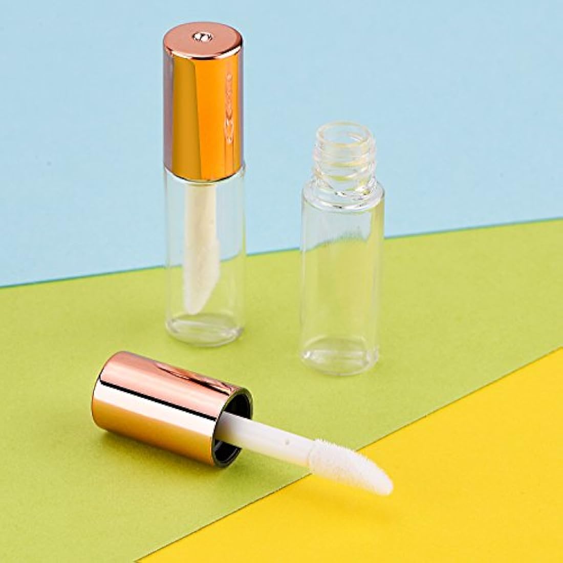 Paquete de 25 tubos de brillo de labios vacíos de 0.0