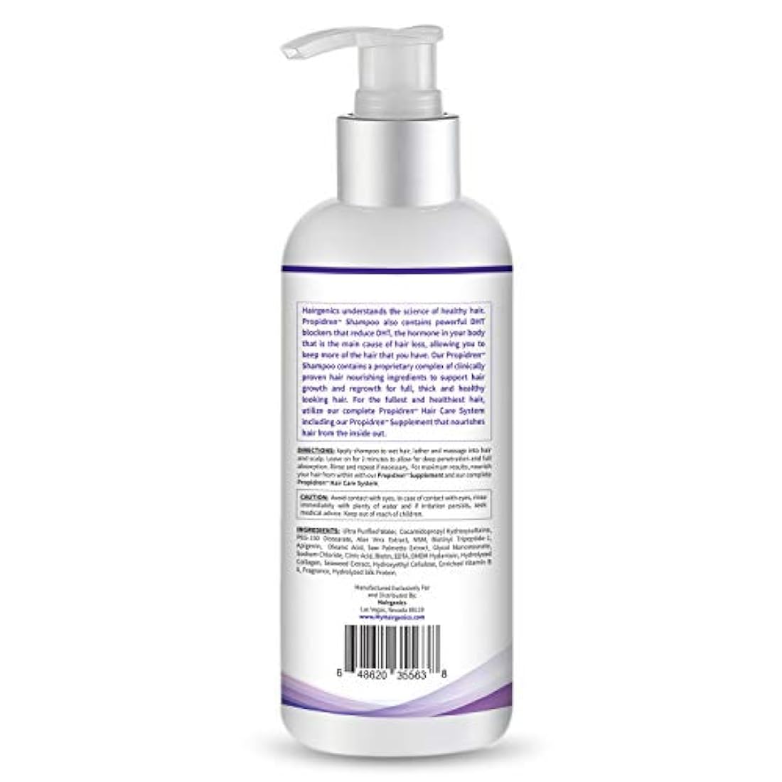 Champú para el crecimiento del cabello con biocina