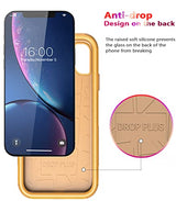 Diverbox Funda para iPhone Xr [a prueba de golpes] [a prueba de polvo], funda de protección resistente para Apple iPhone XR (amarillo)
