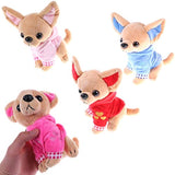 Peluche de perro Chihuahua color marrón-azul.Maple Park
