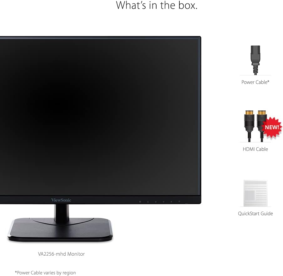 Monitor ViewSonic VA2256-MHD 22 IPS 1080p, FreeSync, HDMI