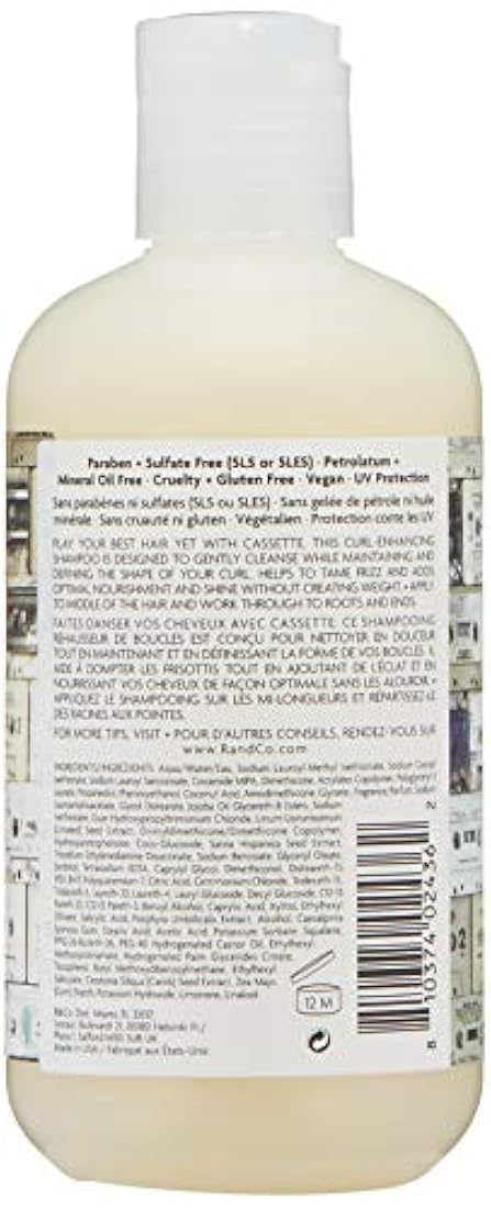R + Co Cassette Curl Champú + Complejo de aceite de siembra