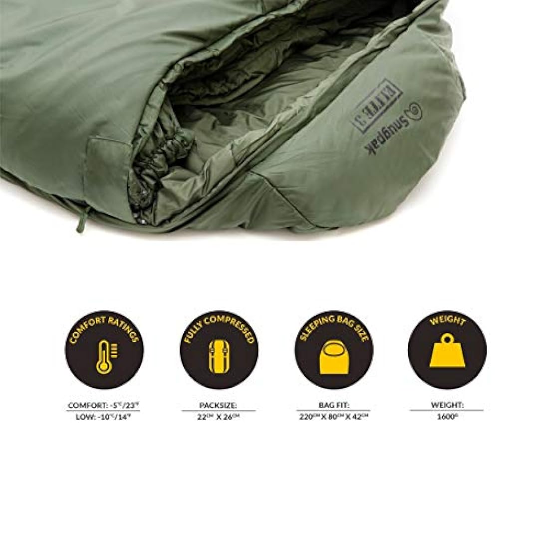 SnugPak Softie Elite 3 - Saco de dormir